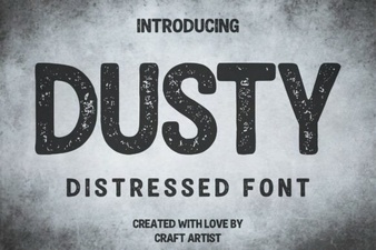 A Dusty Font for Vintage Project Creativity