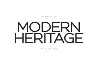 Blending Modern Style with Heritage Fonts