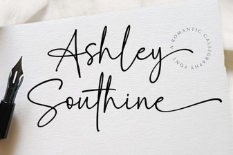 The Ashley Southine Font for Modern Design Projects